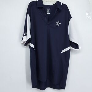 Reebok NFL DALLAS COWBYS Navy Polo Shirt